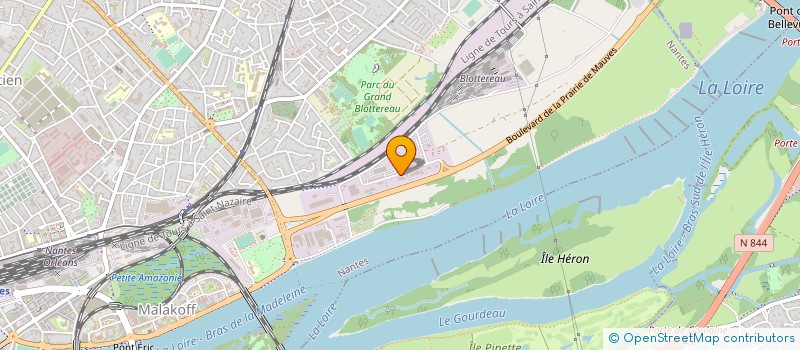localisation de l'entreprise VERIGNEAUX ORGANISATION GRAPHIQUE à NANTES