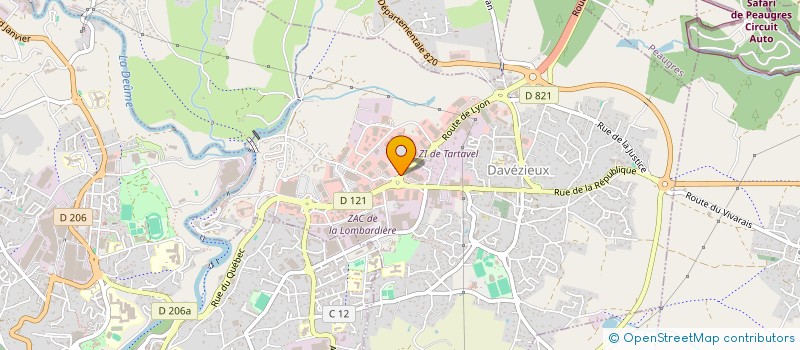 localisation de l'entreprise VERILHAC SOCIETE NOUVELLE à DAVEZIEUX