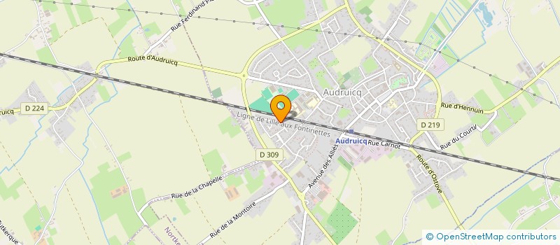 localisation de l'entreprise VERIN CONSULTING  AUDRUICQ