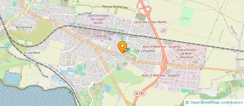 localisation de l'entreprise VERINE  AYTRE