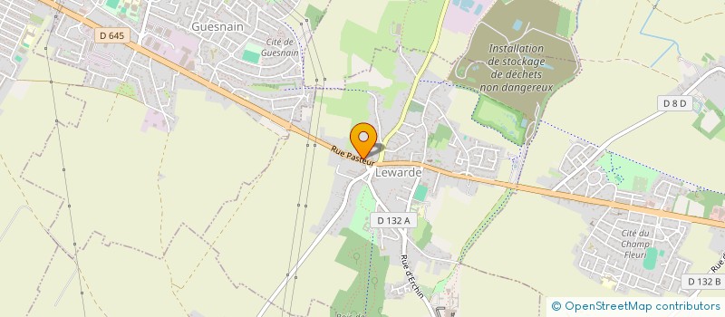 localisation de l'entreprise VERINES 1762  LEWARDE