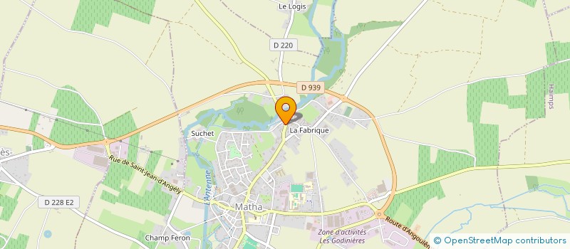 localisation de l'entreprise VERINOV à MATHA