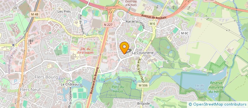 localisation de l'entreprise VERISEM à VILLENEUVE-D'ASCQ