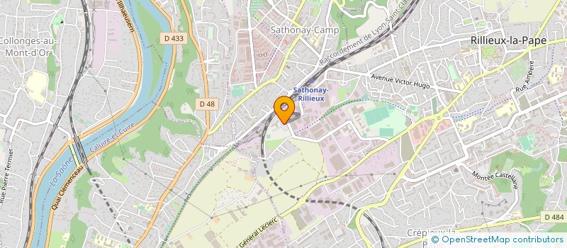 localisation de l'entreprise VERITABLE à RILLIEUX-LA-PAPE