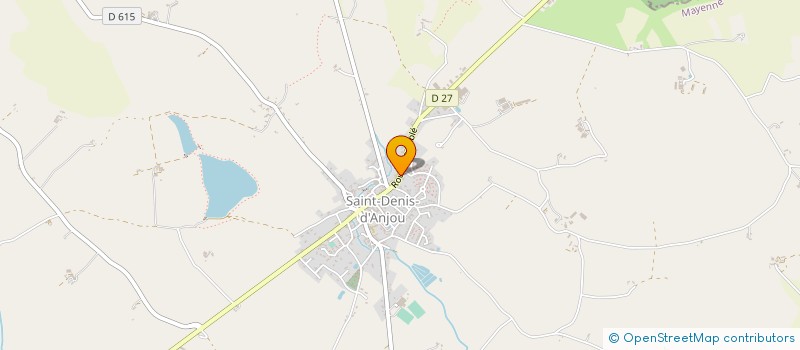 localisation de l'entreprise VERITABLE ORCHESTRE D'UKULELE DE SAINT DENIS D'ANJOU  SAINT-DENIS-D'ANJOU