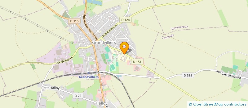 localisation de l'entreprise VERITAGE  GRANDVILLIERS