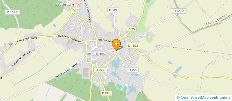 localisation de l'entreprise VERITAMED à SENONCHES