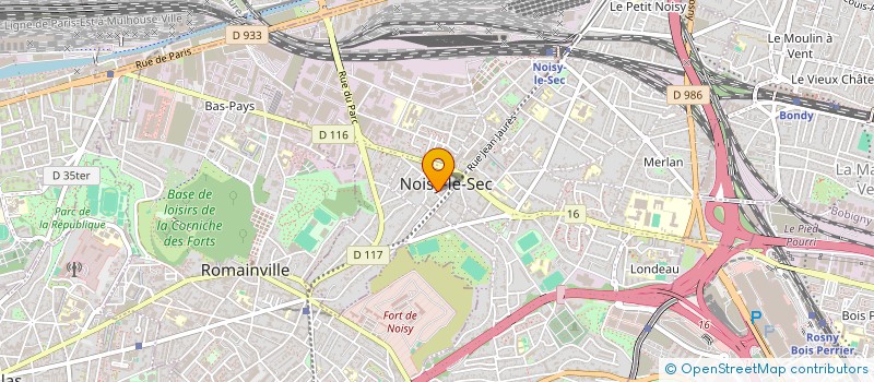 localisation de l'entreprise VERITAS DU COEUR à NOISY-LE-SEC