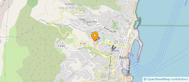 localisation de l'entreprise VERITAX INGENIERIE à BASTIA