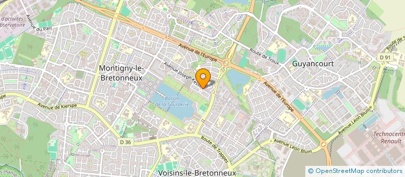 localisation de l'entreprise VERITE DESIGN  BOISSY-SANS-AVOIR