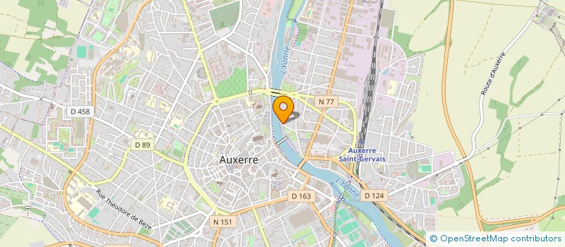 localisation de l'entreprise VERITECH BOURGOGNE FRANCHE COMTE  AUXERRE