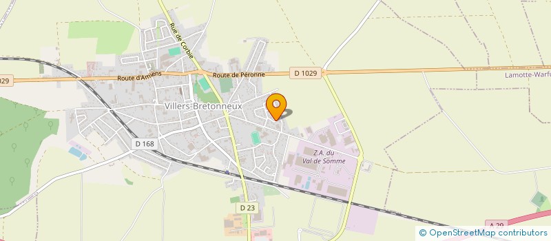 localisation de l'entreprise VERITECH ENERGIES RENOUVELABLES à VILLERS-BRETONNEUX