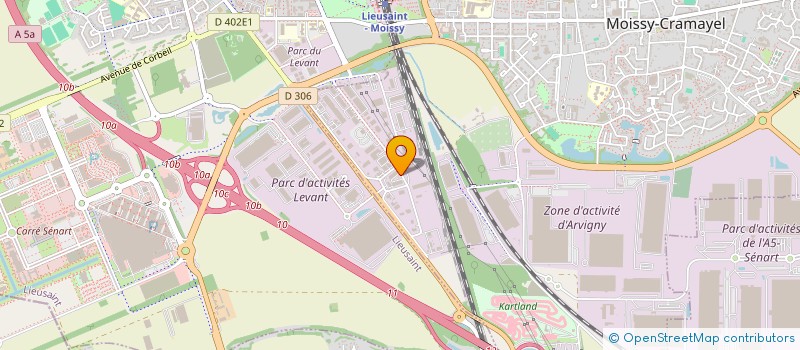 localisation de l'entreprise VERITECH ILE DE FRANCE  MOISSY-CRAMAYEL
