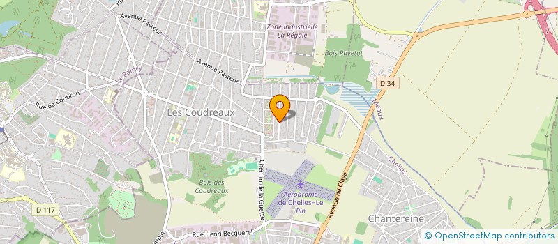 localisation de l'entreprise VERITRANS  CHELLES