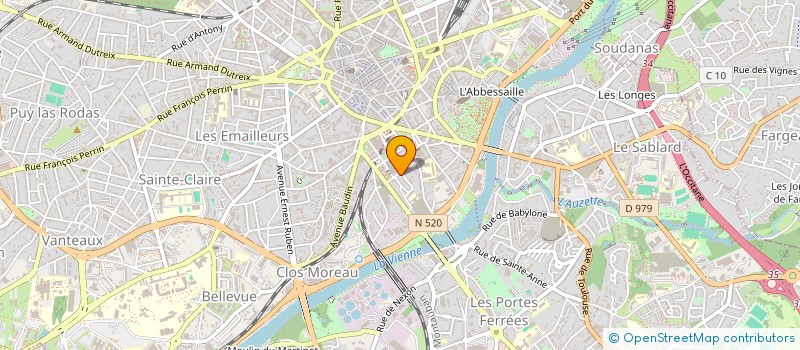 localisation de l'entreprise VERKIMPE - TURPAIN à LIMOGES