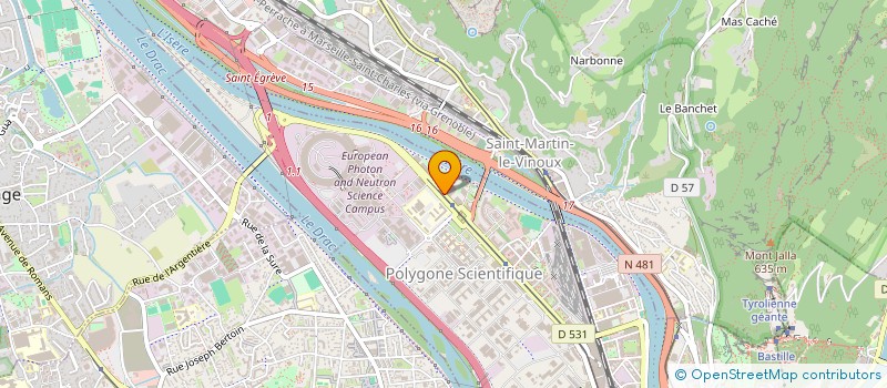 localisation de l'entreprise VERKOR à GRENOBLE