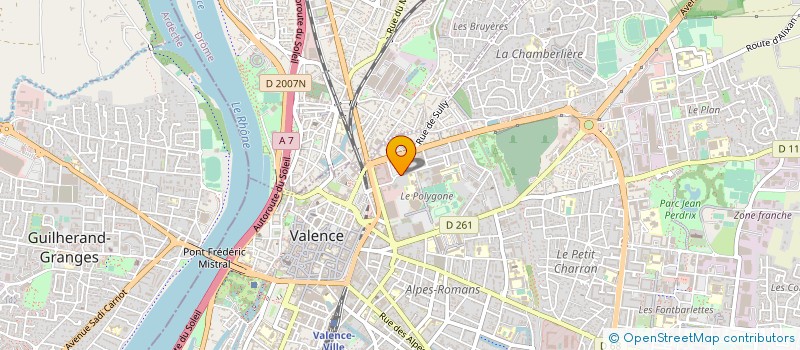 localisation de l'entreprise VERKOR  VALENCE