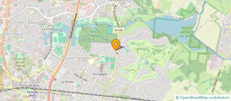 localisation de l'entreprise VERLABA à VILLENEUVE-D'ASCQ