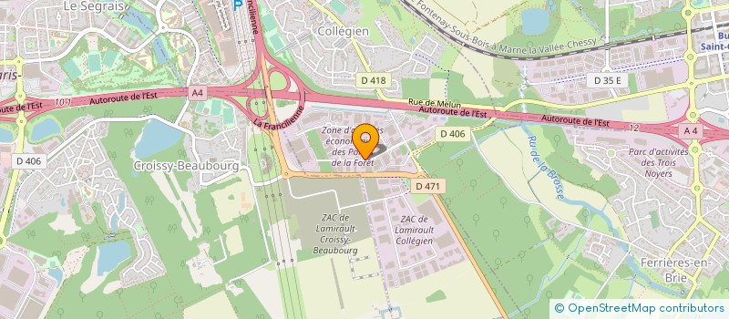 localisation de l'entreprise VERLAC à COLLEGIEN