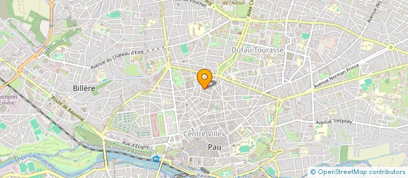 localisation de l'entreprise VERLAINE à PAU