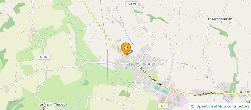 localisation de l'entreprise VERLAINE  ISIGNY-LE-BUAT