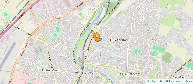 localisation de l'entreprise VERLAINE  BUXEROLLES