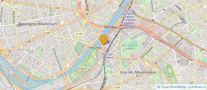 localisation de l'entreprise VERLAINE INVEST à ISSY-LES-MOULINEAUX