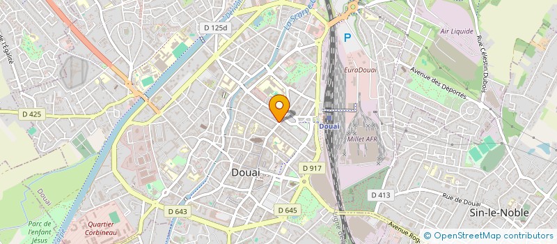 localisation de l'entreprise VERLEN  DOUAI