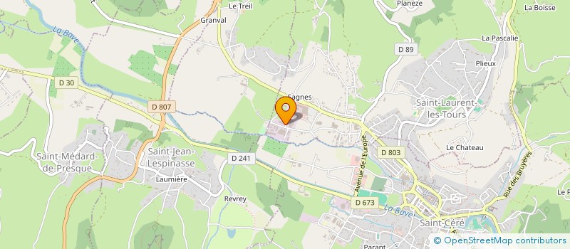 localisation de l'entreprise VERLHAC SERVICES  SAINT-LAURENT-LES-TOURS