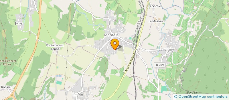 localisation de l'entreprise VERLIAN  MONTAIN