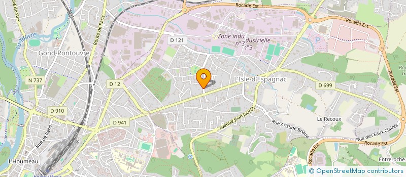 localisation de l'entreprise VERLIAT à L'ISLE-D'ESPAGNAC