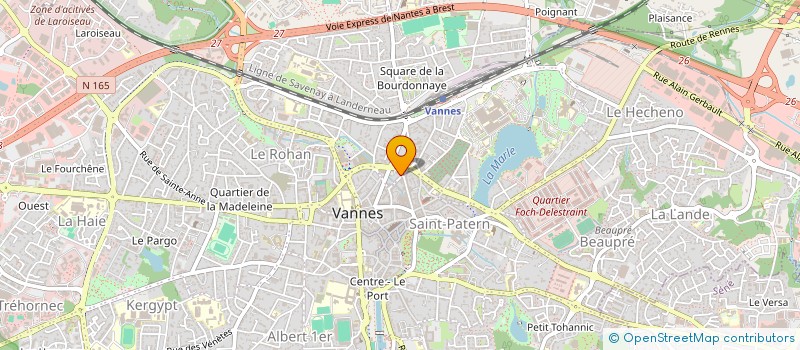 localisation de l'entreprise VERLINDE à VANNES