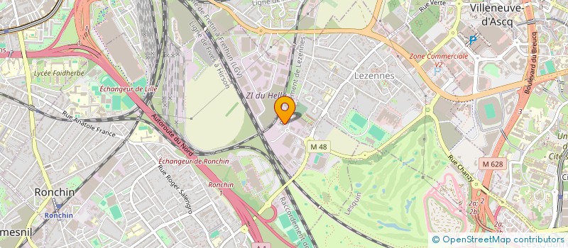 localisation de l'entreprise VERLINDE ASSOCIES à LILLE