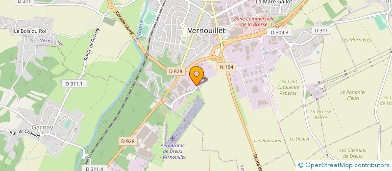localisation de l'entreprise VERLINDE S.A.S. à VERNOUILLET
