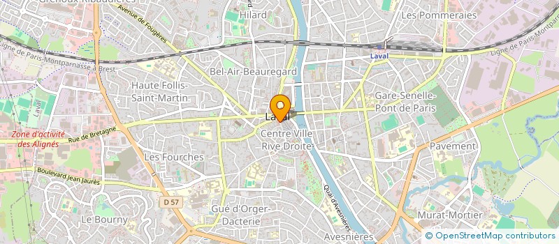 localisation de l'entreprise VERLOC  LAVAL