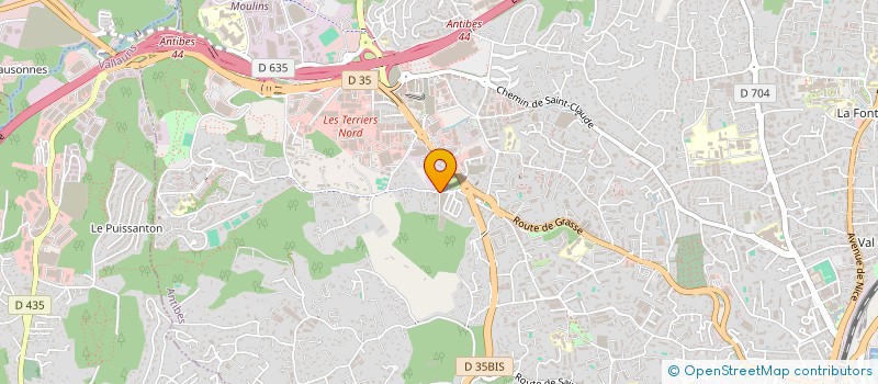 localisation de l'entreprise VERLOCQ à ANTIBES