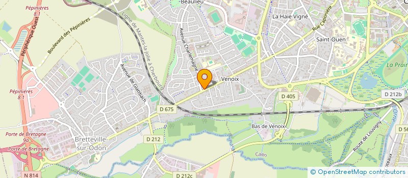 localisation de l'entreprise VERLYMO à CAEN