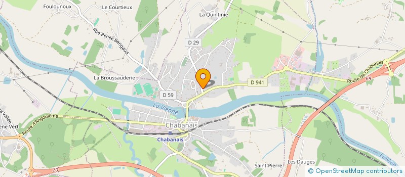 localisation de l'entreprise VERMAGNE IMMO à CHABRAC