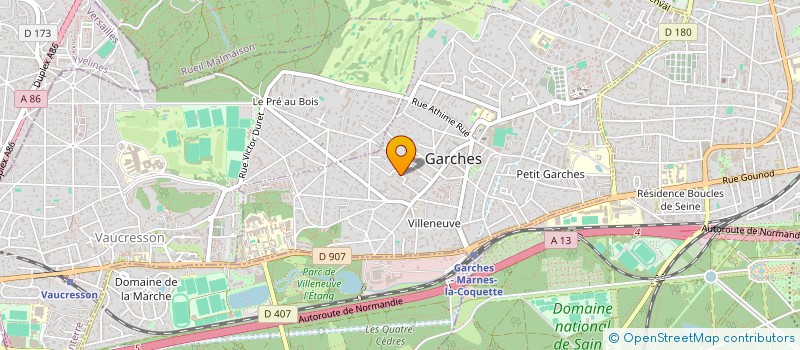 localisation de l'entreprise VERMAGUI à GARCHES