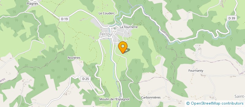 localisation de l'entreprise VERMANDE JACQUES CHRISTIAN PHILIPPE  TERROU