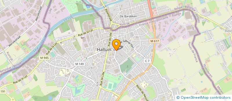 localisation de l'entreprise VERMANDER ELECT à HALLUIN
