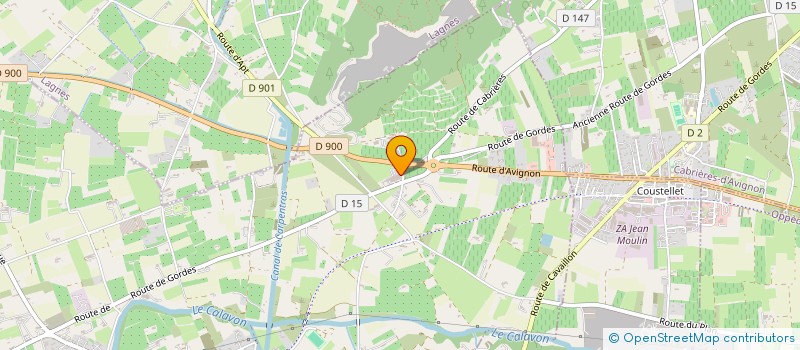 localisation de l'entreprise VERMANET à ROBION