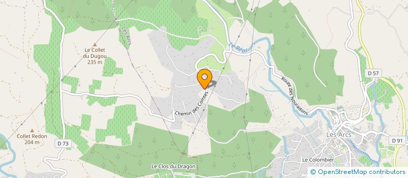 localisation de l'entreprise VERMAT à LES ARCS
