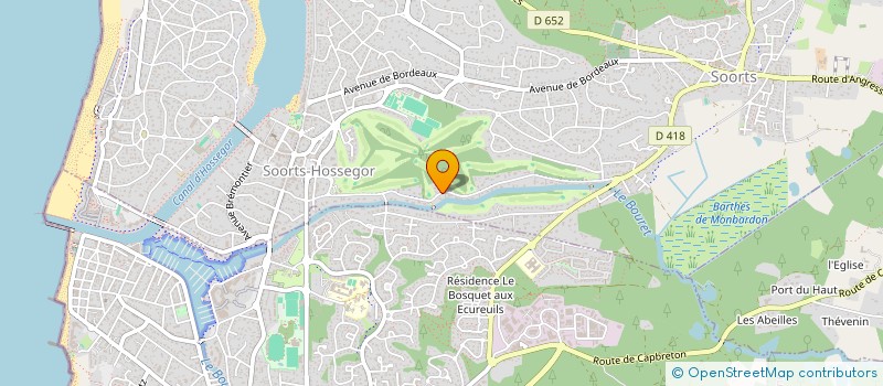 localisation de l'entreprise VERMEER  SOORTS-HOSSEGOR