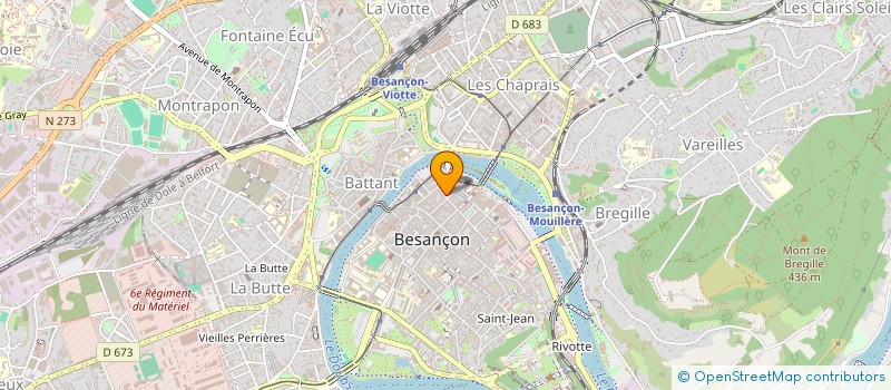 localisation de l'entreprise VERMEERSCH à BESANCON