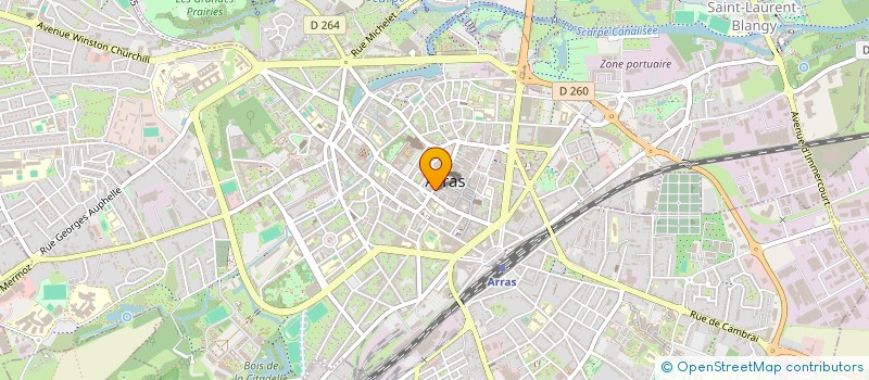 localisation de l'entreprise VERMEESCH LILOU à ARRAS