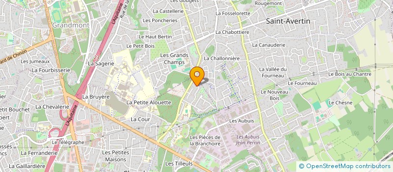 localisation de l'entreprise VERMEIL  CHAMBRAY-LES-TOURS