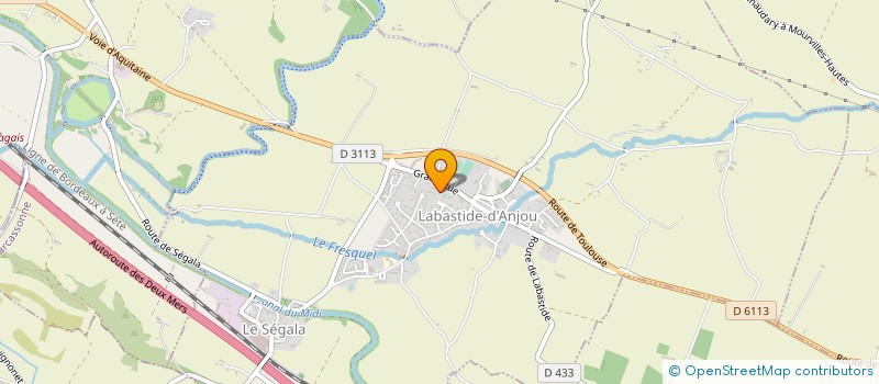 localisation de l'entreprise VERMEIL ASSURANCES  LABASTIDE-D'ANJOU