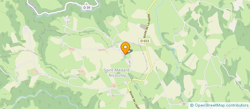 localisation de l'entreprise VERMEIL CHRISTIAN ET MICHEL  LABASTIDE-DU-HAUT-MONT