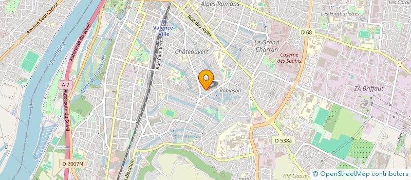 localisation de l'entreprise VERMENON  VALENCE